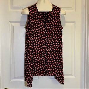 Apt. 9 Black and Orange Sleeveless Top Size 0X